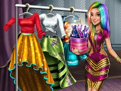 لعبة Tris Runway Dolly Dress Up على الانترنت