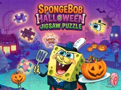 لعبة SpongeBob Halloween Jigsaw Puzzle على الانترنت