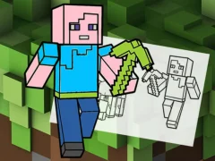 لعبة Minecraft Fun Coloring Book على الانترنت