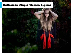 لعبة Halloween Magic Women Jigsaw على الانترنت