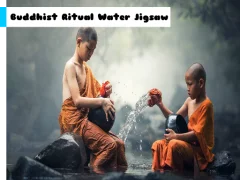 لعبة Buddhist Ritual Water Jigsaw على الانترنت