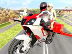 لعبة Flying Motorbike Driving Simulator على الانترنت