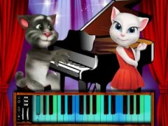 لعبة Talking Tom Piano Time على الانترنت