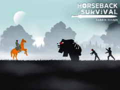 لعبة Horseback Survival Zombies Escape على الانترنت