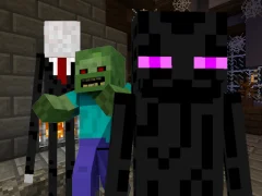 لعبة Mineworld Horror على الانترنت