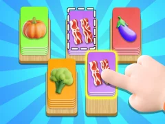لعبة Food Card Sort على الانترنت