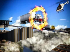 لعبة Impossible Truck Driving Stunt Track Parking على الانترنت