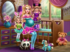 لعبة Barbie With Twins على الانترنت