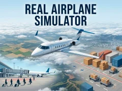 لعبة Real Airplane Simulator على الانترنت