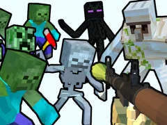 لعبة Minecraft Shooter Save Your World على الانترنت
