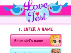 لعبة Princess Love Test على الانترنت