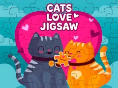 لعبة Cats love jigsaw على الانترنت
