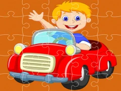 لعبة Pedal Cars Jigsaw على الانترنت