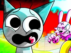 لعبة Sprunki Monster Hunt على الانترنت