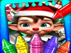 لعبة Christmas Elves Coloring Game على الانترنت