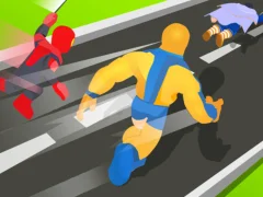 لعبة Superhero Transform Change Race على الانترنت