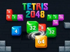 لعبة Tetris 2048 على الانترنت