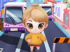 لعبة Angry Chibi Run على الانترنت