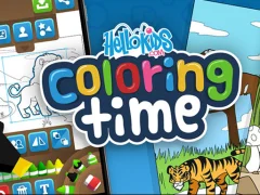 لعبة Hello kids Coloring Time على الانترنت