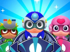 لعبة Masks Heroes Racing Kid على الانترنت