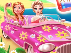 لعبة Princesses Road Trip Fun على الانترنت