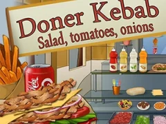 لعبة Doner Kebab Salad, Tomatoes, Onions على الانترنت
