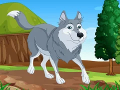 لعبة Wolf Jigsaw على الانترنت