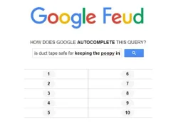 لعبة Google Feud على الانترنت