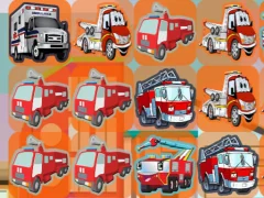 لعبة Emergency Trucks Match 3 على الانترنت