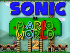 لعبة Sonic in Mario World 2 على الانترنت