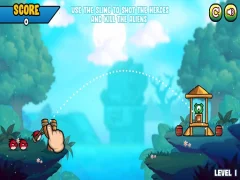 لعبة Angry Battle Birds Mania على الانترنت