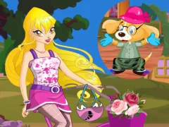 لعبة Winx Stella and Puppy على الانترنت