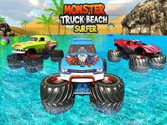لعبة Monster Truck Beach Surfing على الانترنت