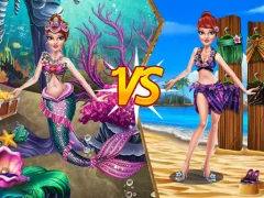 لعبة Mermaid vs Princess Outfit على الانترنت