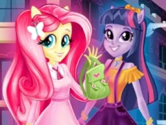 لعبة Equestria Girls First Day at School على الانترنت
