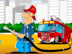 لعبة Fire Trucks Differences على الانترنت