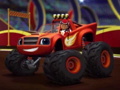 لعبة Blaze Monster Trucks Hidden Stars على الانترنت