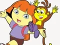 لعبة Dora The Explorer Coloring Fun على الانترنت