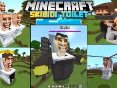 لعبة Minecraft Skibidi Hidden Toilet على الانترنت