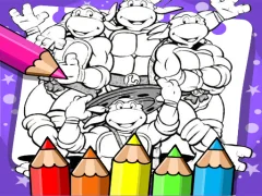 لعبة Ninja Turtle Coloring Book على الانترنت