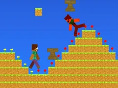 لعبة Noob vs Pro But Anvil Rain Minecraft على الانترنت
