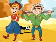 لعبة Wild West Cowboys Jigsaw على الانترنت