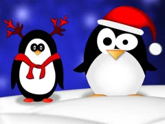 لعبة Christmas Penguin Puzzle على الانترنت