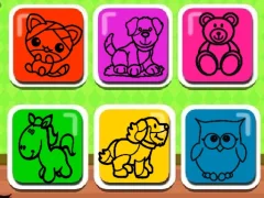 لعبة Easy Kids Coloring Game على الانترنت