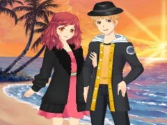 لعبة Couple Anime Dresser على الانترنت