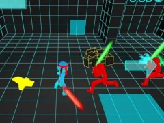 لعبة Stickman Neon Sword Fighting على الانترنت