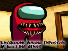 لعبة Backrooms Among Impostor & Rolling Giant على الانترنت