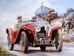 لعبة Painting Vintage Cars Jigsaw Puzzle 2 على الانترنت