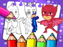 لعبة PJ Masks Coloring Book على الانترنت