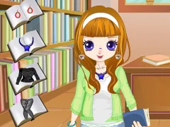 لعبة Library Girl Dressup على الانترنت